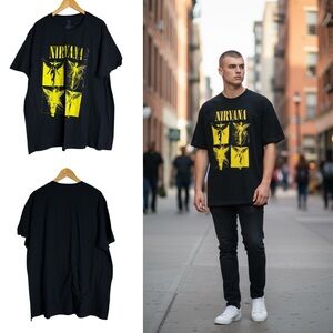 Nirvana black short sleeve men’s T-shirt 2XL